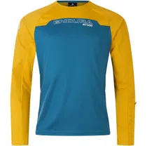 Cykeltröja Endura Mt500 Burner L/S Blå